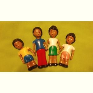 Vintage African American Little Tikes Family